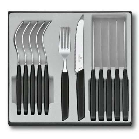 Victorinox - Swiss Modern Table Set Black 12pce 3 Victorinox - Swiss Modern Table Set Black 12pce