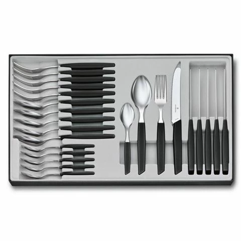 Victorinox - Swiss Modern Table Set Black 24pce 3 Victorinox - Swiss Modern Table Set Black 24pce