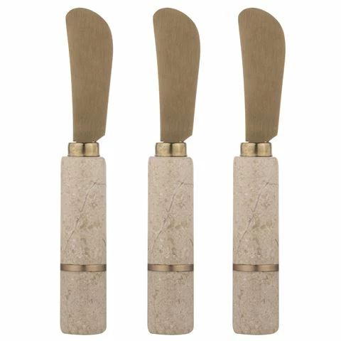Tempa - Emerson Spreader Knife Set Champagne 3pce 3 Tempa - Emerson Spreader Knife Set Champagne 3pce