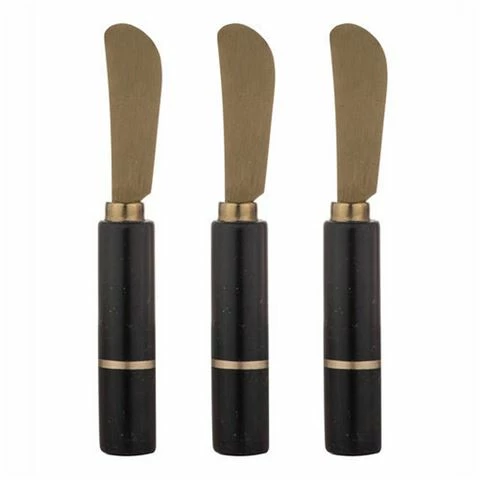 Tempa - Emerson Spreader Knife Set Black 3pce 3 Tempa - Emerson Spreader Knife Set Black 3pce