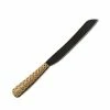 L'Objet - Braid Cake & Bread Knife Stainless Steel W/24k Gold Plate 33cm -Saber Shop 196718 Large