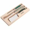 Laguiole - Debutante Cheese Knife Forest Green Set 3pce 1 Laguiole - Debutante Cheese Knife Forest Green Set 3pce -Saber Shop 407031 Large