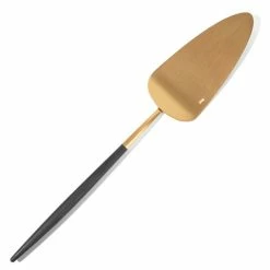 Cutipol - Goa Black/Matte Gold Pie Server