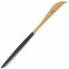 Cutipol - Goa Black/Matte Gold Cheese Knife 1 Cutipol - Goa Black/Matte Gold Cheese Knife -Saber Shop 407766 Large