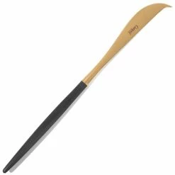 Cutipol - Goa Black/Matte Gold Cheese Knife