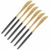 Cutipol - Goa Black/Matte Gold Steak Knife Set 6pce 1 Cutipol - Goa Black/Matte Gold Steak Knife Set 6pce -Saber Shop 407769 Large
