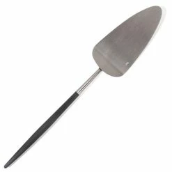 Cutipol - Goa Black/Matte Steel Pie Server