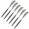 Cutipol - Goa Black/Matte Steel Butter Knife Set 6pce