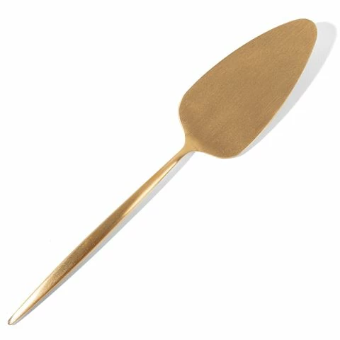 Cutipol - Moon Matte Gold Pie Server 3 Cutipol - Moon Matte Gold Pie Server