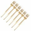 Cutipol - Moon Matte Gold Pastry Fork Set 6pce -Saber Shop 407794 Large