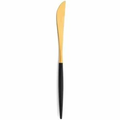 Cutipol - Goa Black/Matte Gold Table Knife