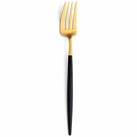 Cutipol - Goa Black/Matte Gold Table Fork 3 Cutipol - Goa Black/Matte Gold Table Fork