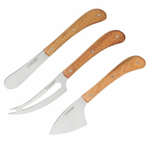 Stanley Rogers - Pistol Grip Cheese Acacia Set 3pce 3 Stanley Rogers - Pistol Grip Cheese Acacia Set 3pce