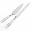 Whitehill - S/Steel & Glass Handled Cake Knife & Server 2pc 1 Whitehill - S/Steel & Glass Handled Cake Knife & Server 2pc -Saber Shop 457301 Large