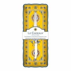 Le Cadeaux - Benidorm Baguette Tray W/Bread Knife Set 2pce