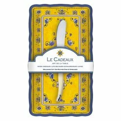 Le Cadeaux - Benidorm Butter Dish W/Butter Spreader Set 2pce