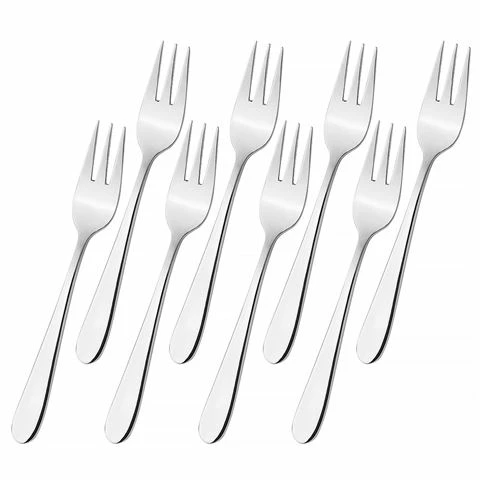Tablekraft - Luxor Cake Fork Set 8pce 3 Tablekraft - Luxor Cake Fork Set 8pce