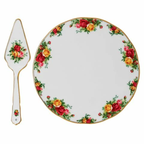 Royal Albert - Old Country Roses Cake Plate & Server 3 Royal Albert - Old Country Roses Cake Plate & Server