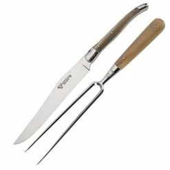 Laguiole - En Aubrac Chef Carving Solid Horn Set