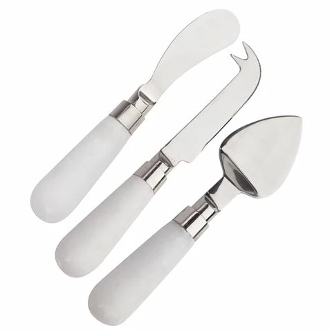 Wilkie Bros Wilkie Brothers - Marble Cheese Knife Set 3pce 3 Wilkie Bros Wilkie Brothers - Marble Cheese Knife Set 3pce