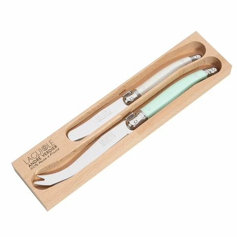 Laguiole - Debutante Cheese Knife St Tropez Set 2pce 3 Laguiole - Debutante Cheese Knife St Tropez Set 2pce