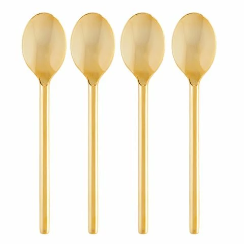 Cristina Re - Moderne 24ct Gold Plated Teaspoon Set 4pce 3 Cristina Re - Moderne 24ct Gold Plated Teaspoon Set 4pce