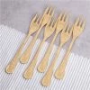 Herdmar - Santamarta Cake Fork Gold Set 6pce -Saber Shop 585699 Large