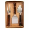 Ivory House - Tortoiseshell Cheese Knife Set 3pce 1 Ivory House - Tortoiseshell Cheese Knife Set 3pce -Saber Shop 589678 Large