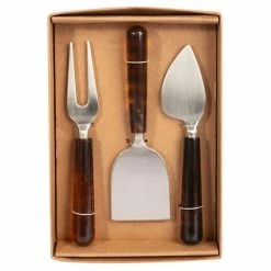 Ivory House - Tortoiseshell Cheese Knife Set 3pce
