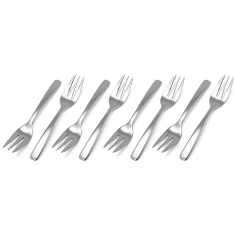 Tablekraft - Amalfi Cake Fork Set 8pce 3 Tablekraft - Amalfi Cake Fork Set 8pce