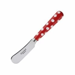 Sabre - White Dots Spreader Red
