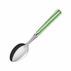 Sabre - Stripe Tea Spoon Garden Green