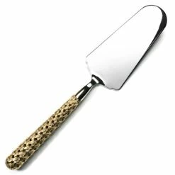 L'Objet - Braid Cake Server Gold
