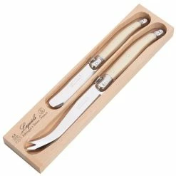 Laguiole - Debutante Cheese Knife Ivory Set 2pce