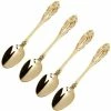 Cristina Re - Signature Gold Plated Vintage Spoon Set 4pce 2 Cristina Re - Signature Gold Plated Vintage Spoon Set 4pce -Saber Shop 891399 Large