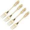 Cristina Re - Signature Vintage Cake Fork Set W/24k Gold 4pc 2 Cristina Re - Signature Vintage Cake Fork Set W/24k Gold 4pc -Saber Shop 891400 Large