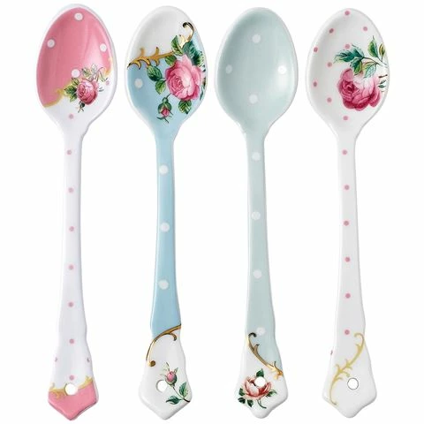 Royal Albert - Vintage Mix Teaspoon Set 4pce 3 Royal Albert - Vintage Mix Teaspoon Set 4pce
